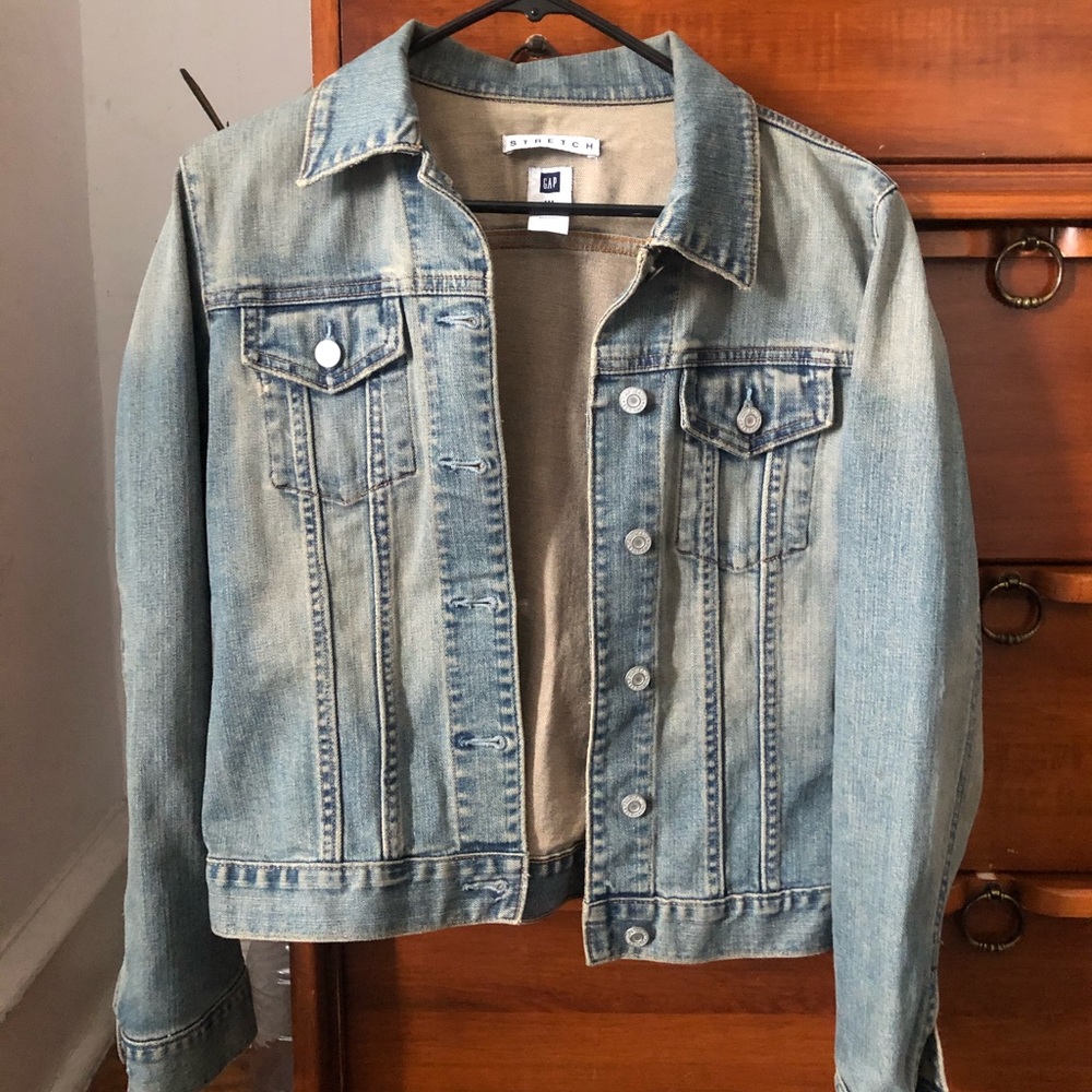Gap stretch denim jacket, size Small
